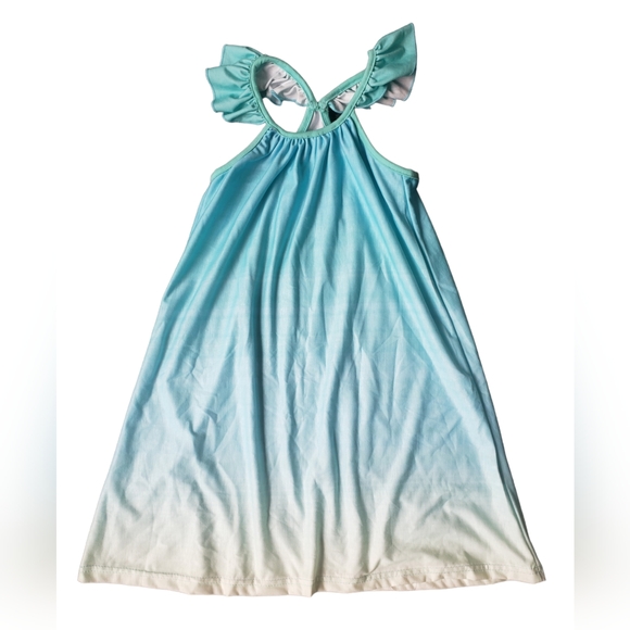 Sunshine Swing Other - Size 8 Ruffle Sleeve Sunshine Swing Ombre Summer Dress